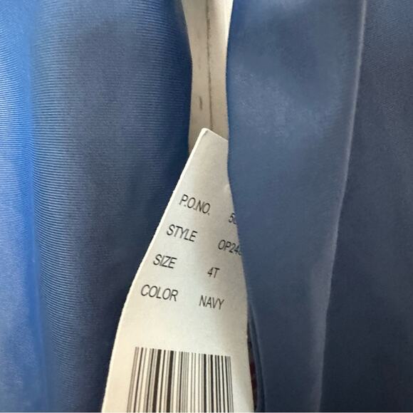 Ocean Pacific Toddler Long Sleeve Navy  Sun Protection Swim Top  UPF 50+  Sz 4T - Picture 6 of 11